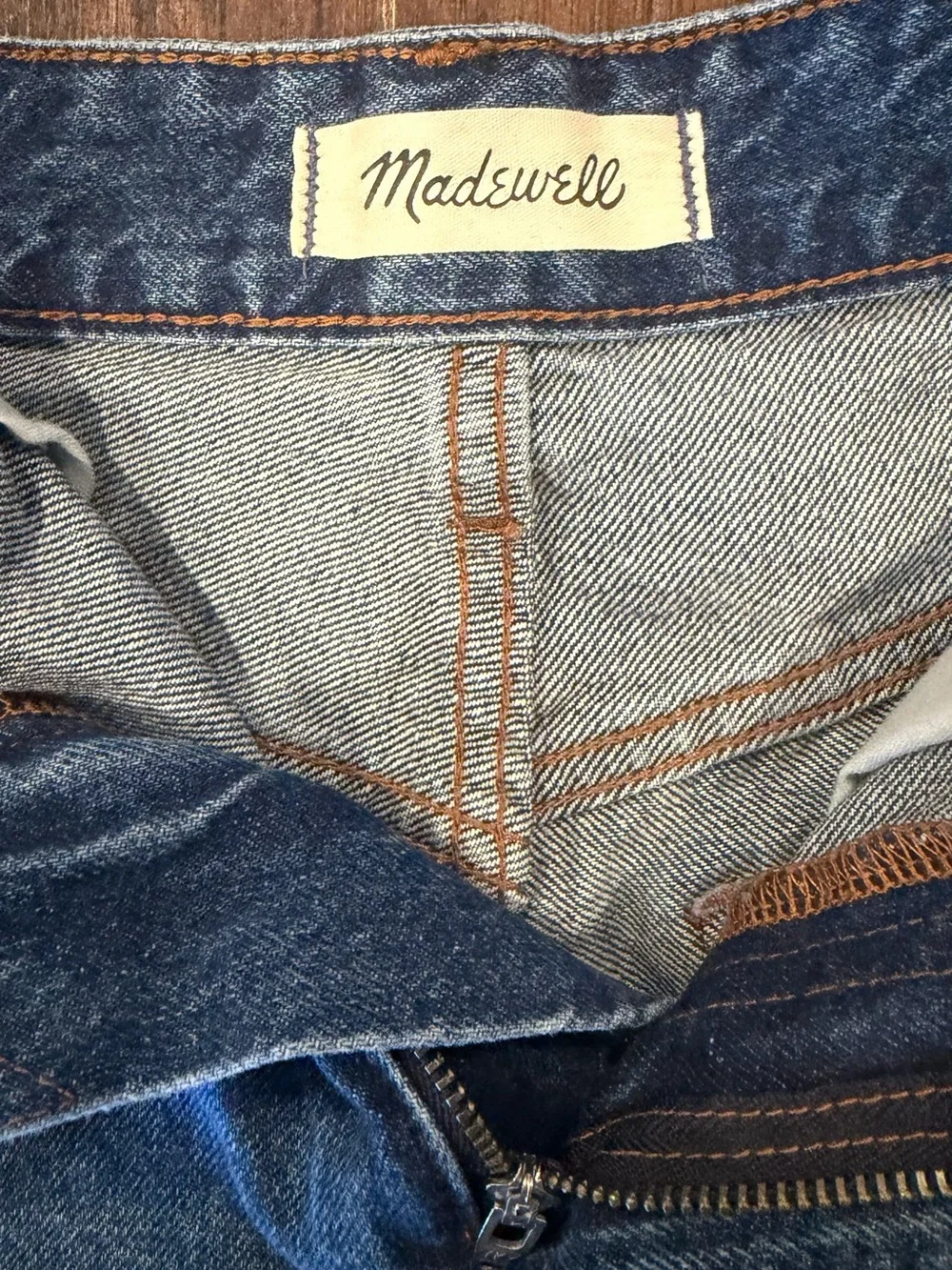 Madewell Relaxed Denim Blue Jean Cutoff Shorts
